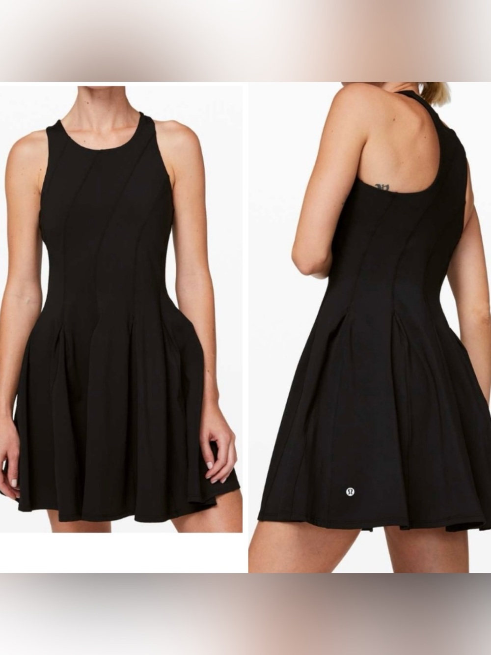 Lululemon Court Crush Tennis Dress in Black Women’s Size 4